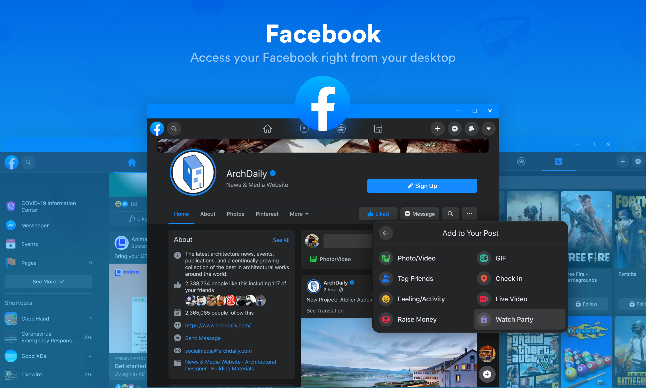 facebook for windows 8 download