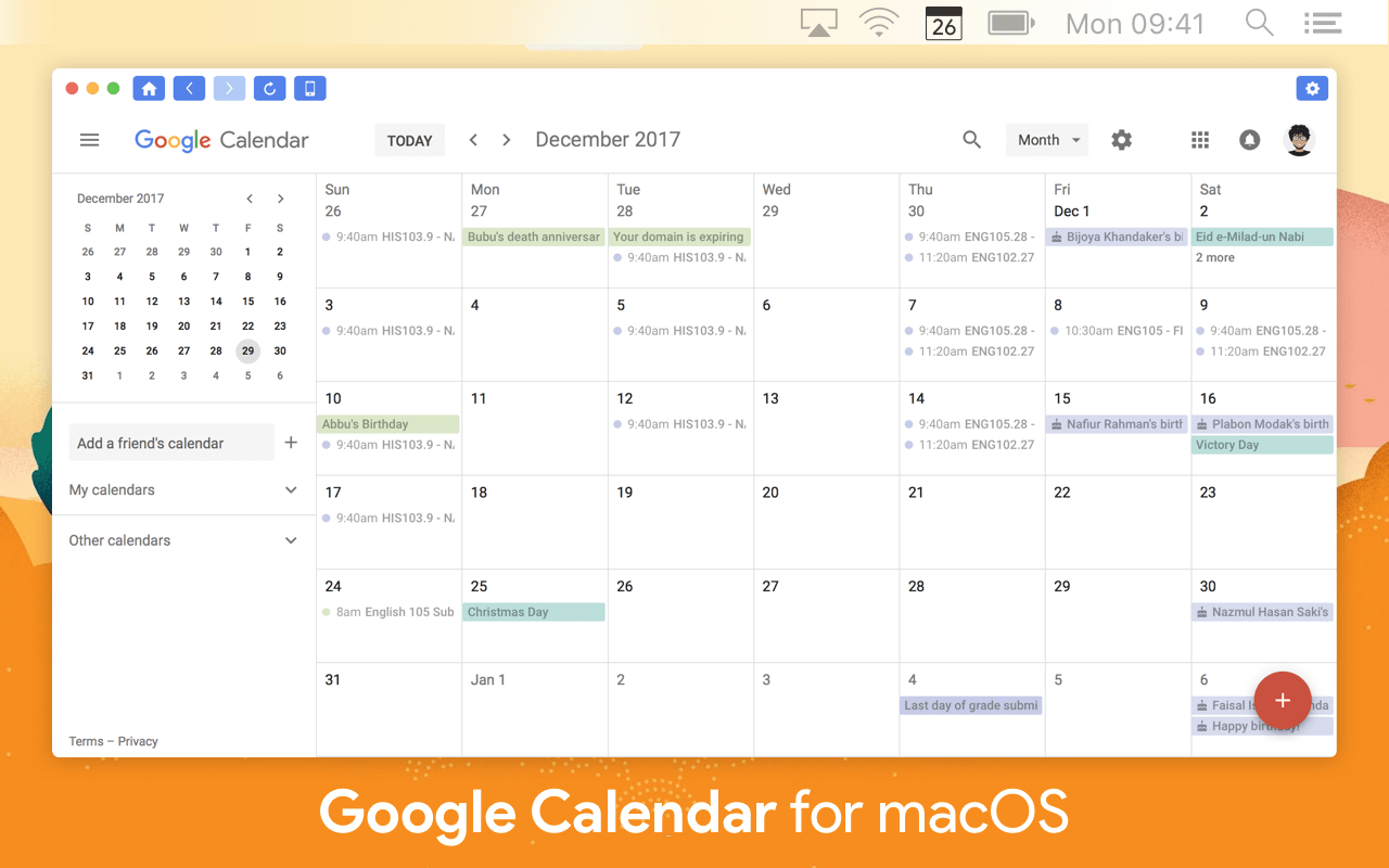 google calendar download windows 11