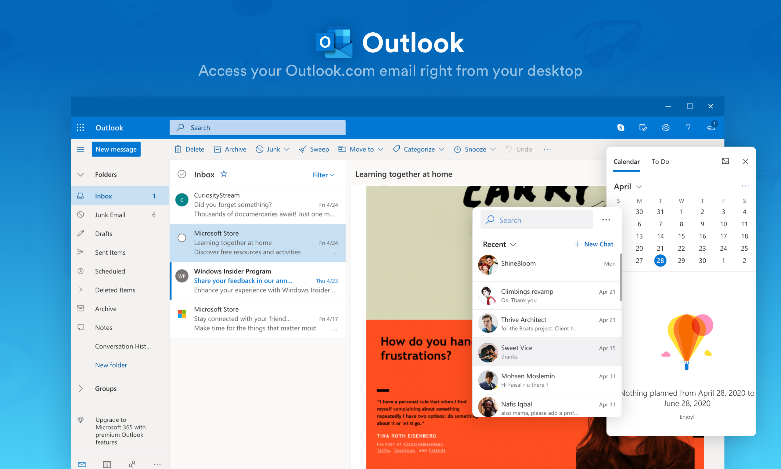 outlook app for windows free download